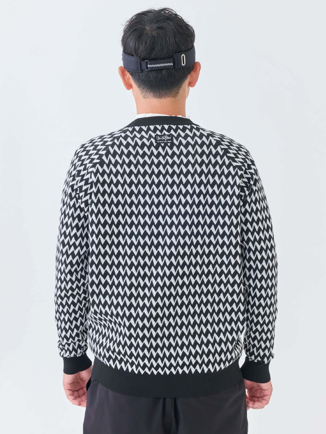 ストレッチニットWジャガードセーター