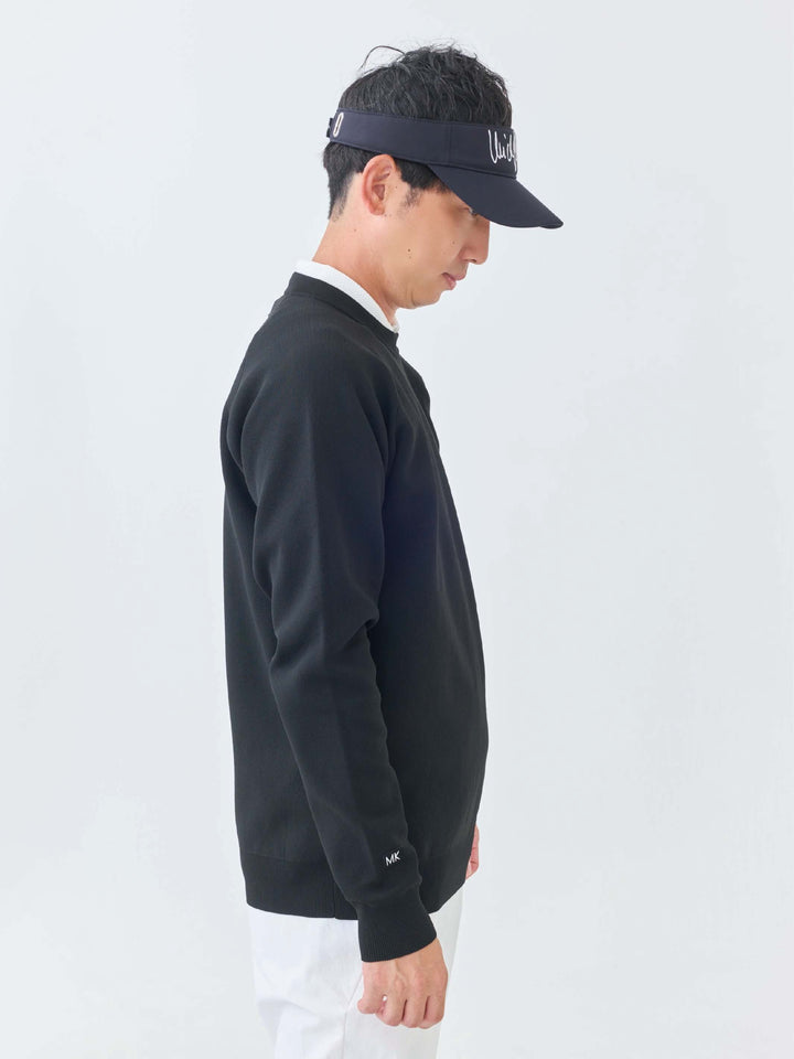 ストレッチニットWジャガードセーター