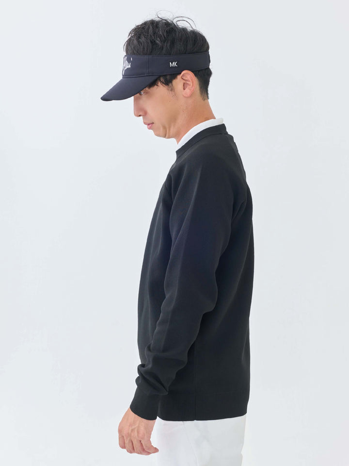 ストレッチニットWジャガードセーター