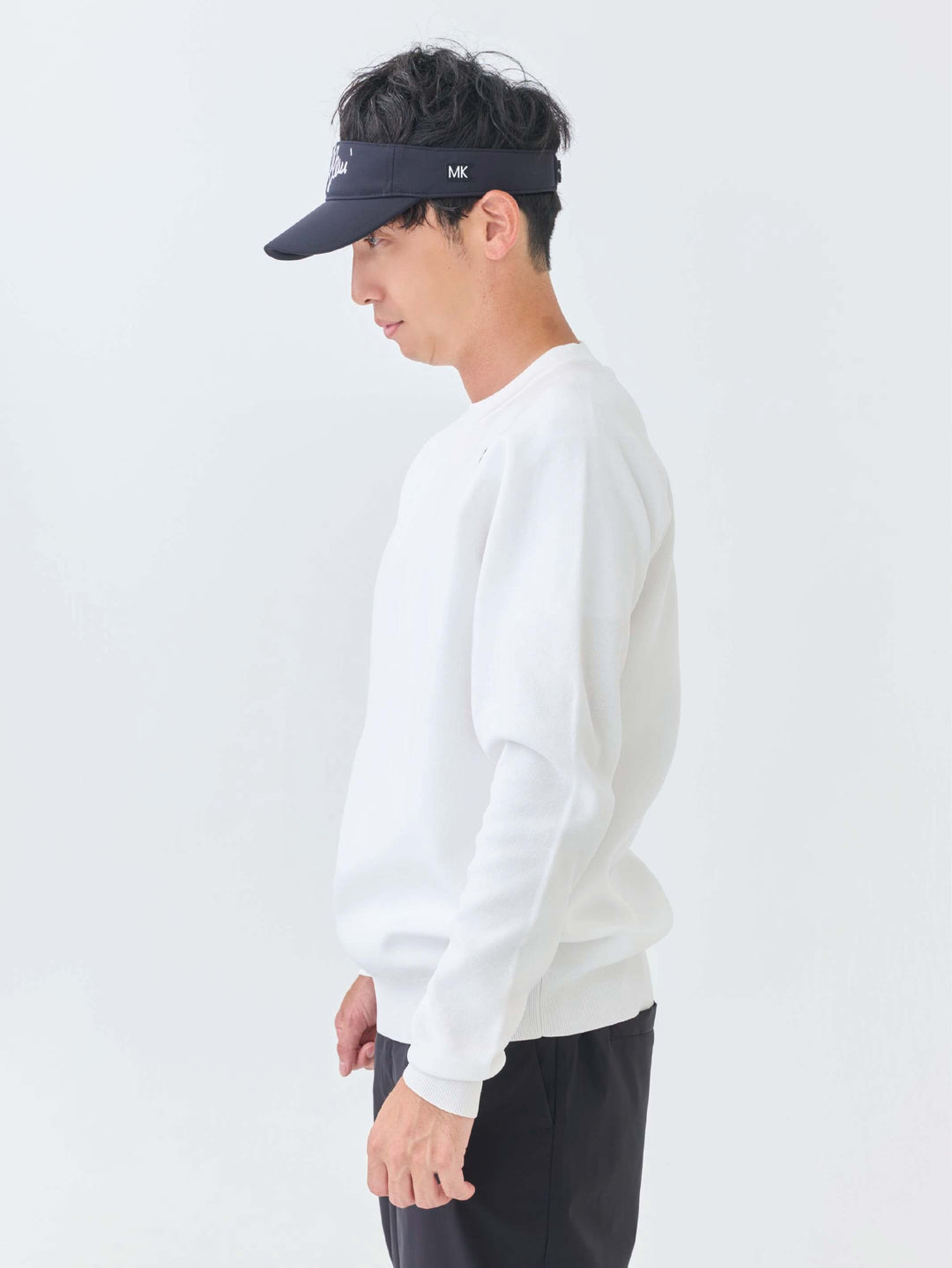 ストレッチニットWジャガードセーター