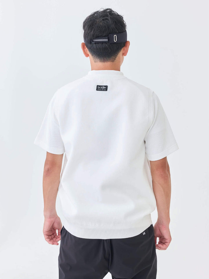 ストレッチニットWジャガードベスト