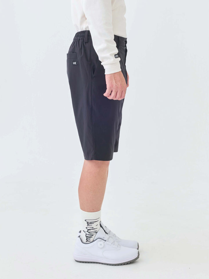 撥水ストレッチハーフタックパンツ