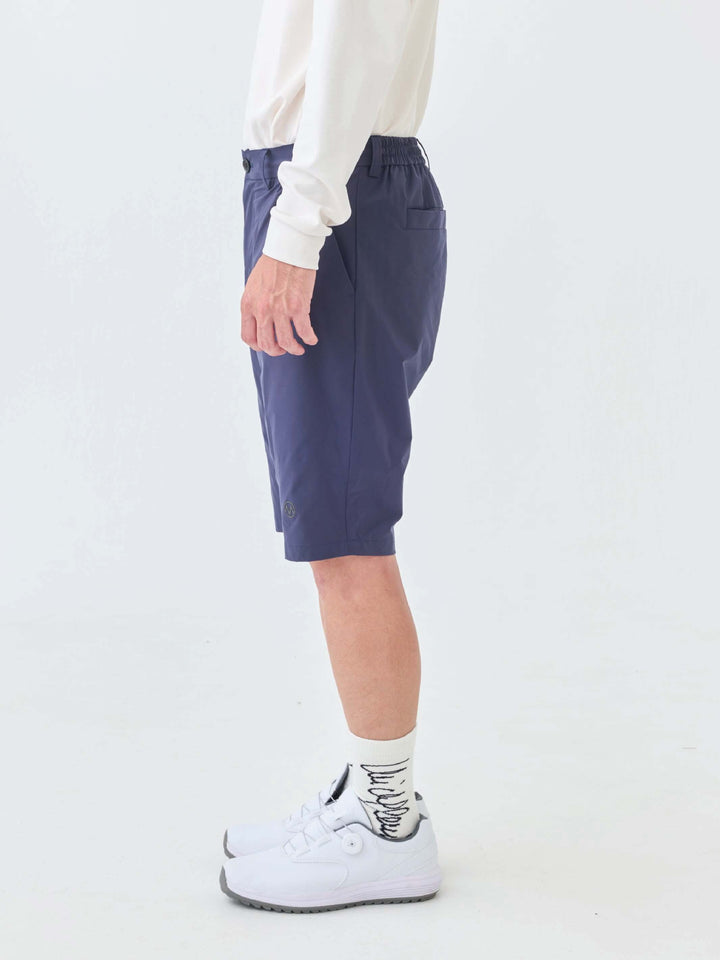 撥水ストレッチハーフタックパンツ