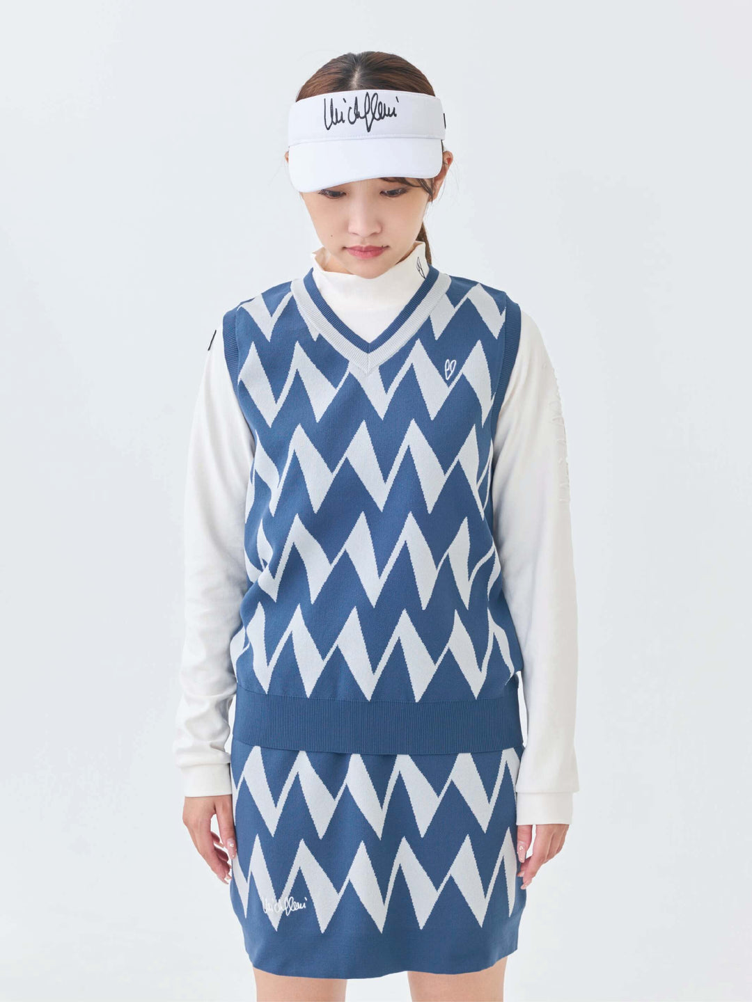 ストレッチニットWジャガードベスト