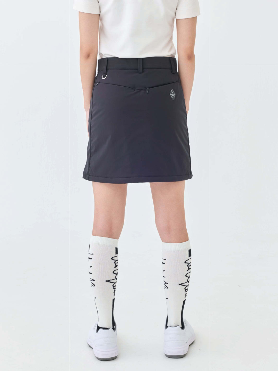 撥水ストレッチキルトスカート