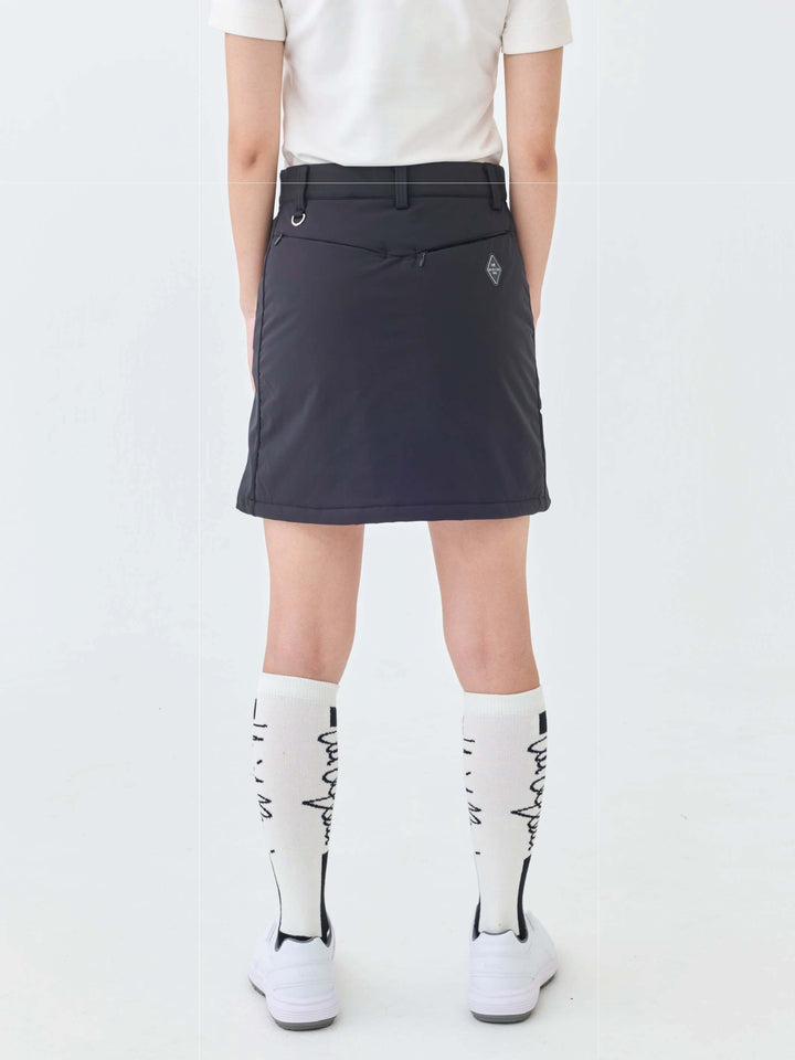 撥水ストレッチキルトスカート