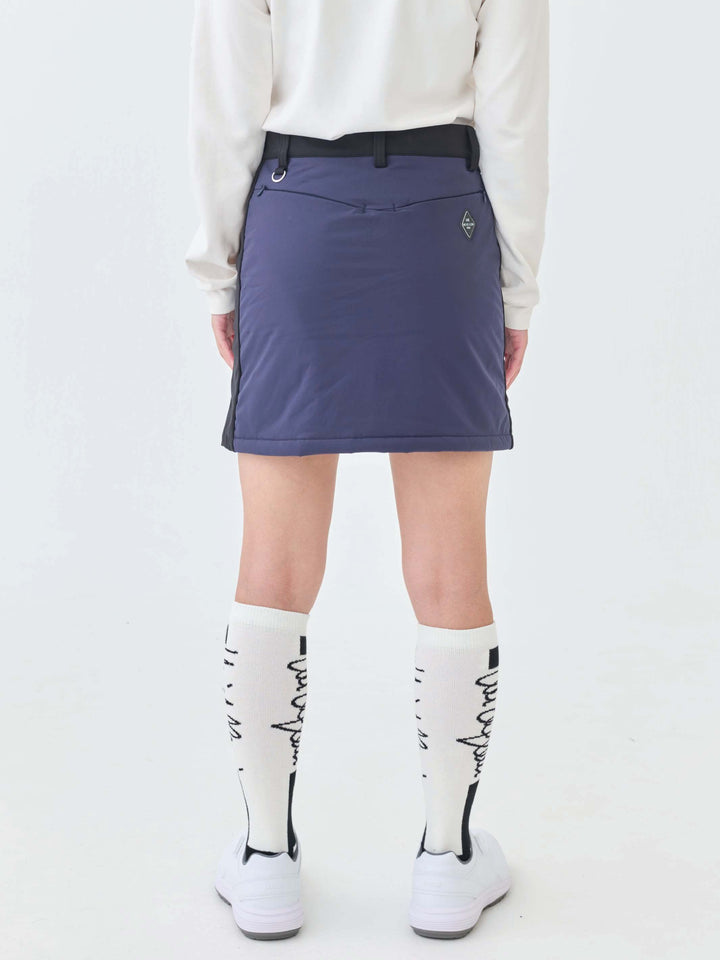 撥水ストレッチキルトスカート