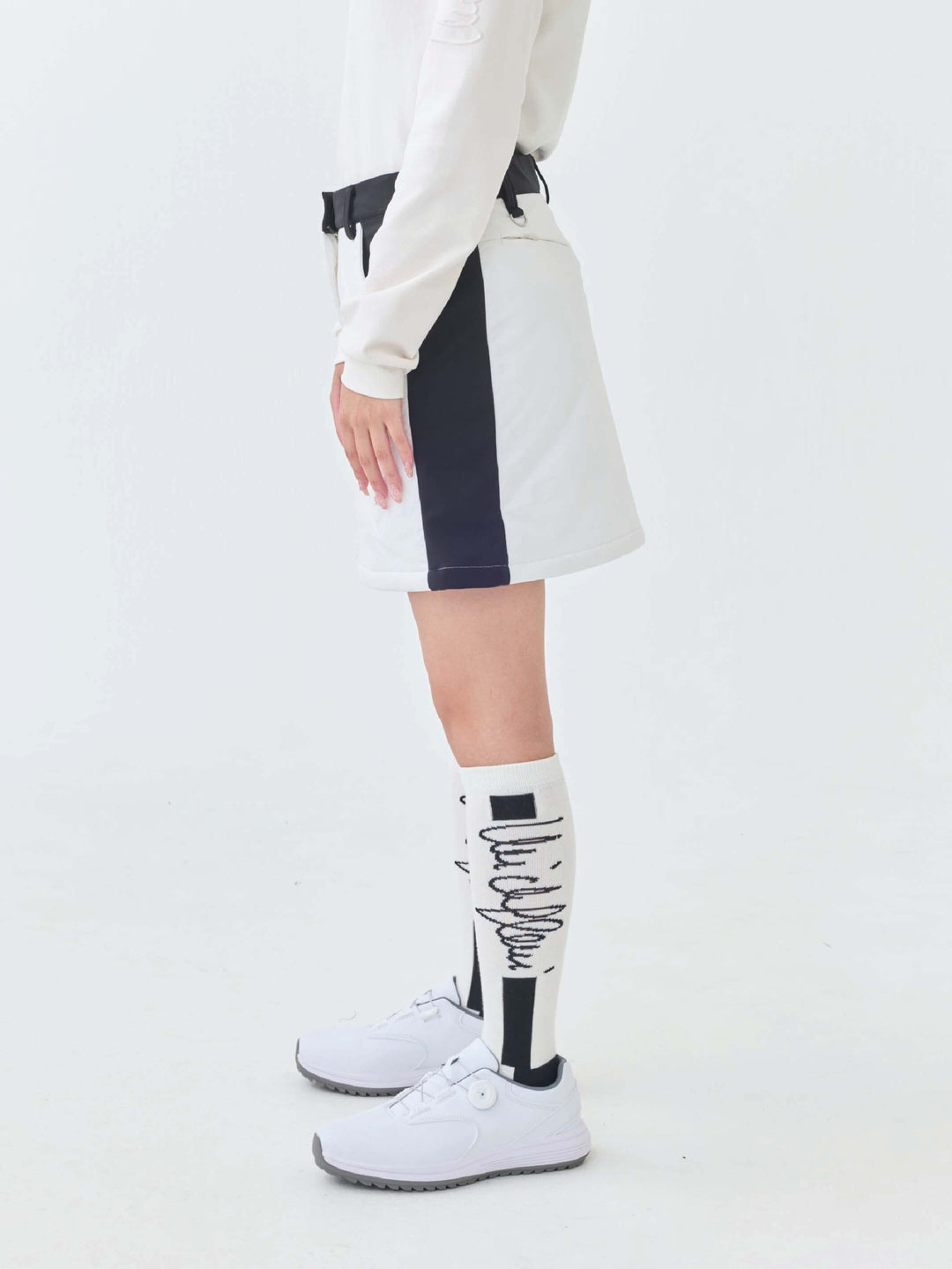 撥水ストレッチキルトスカート