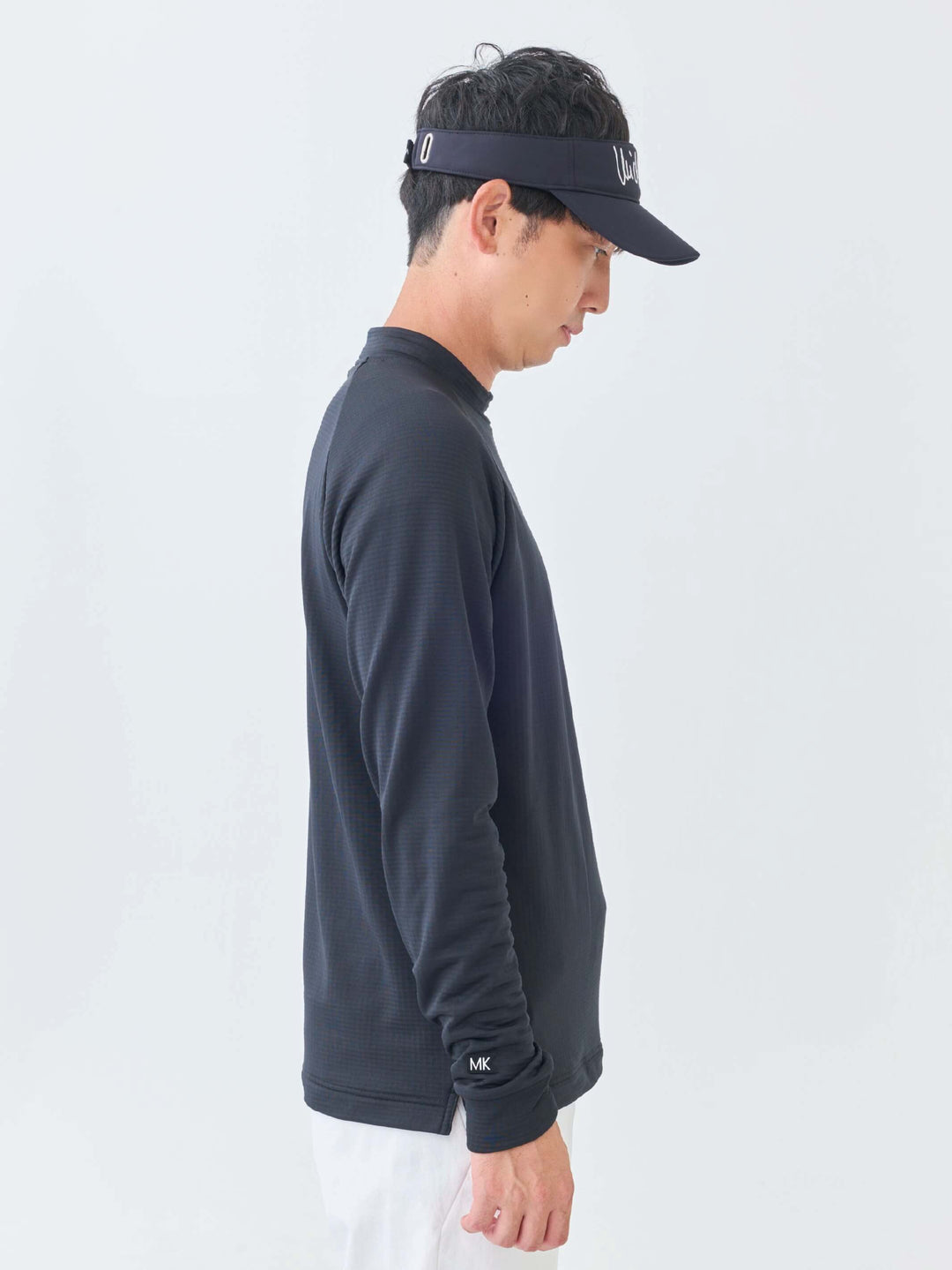 グリットフリースモックネック