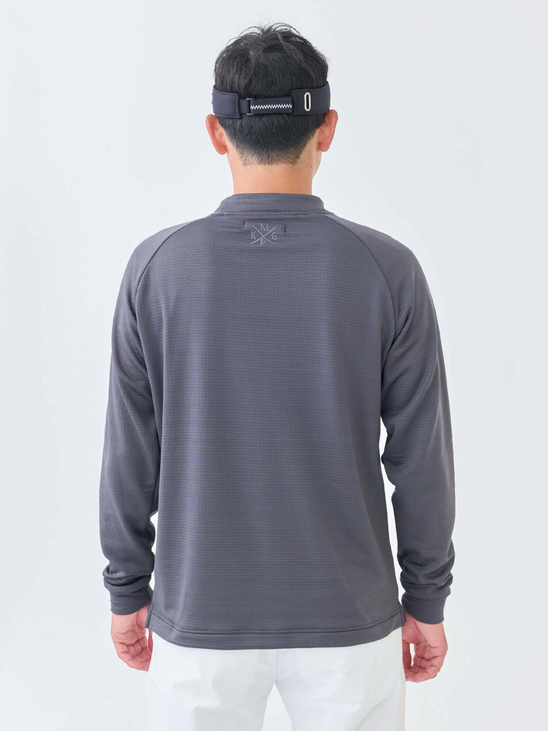 グリットフリースモックネック