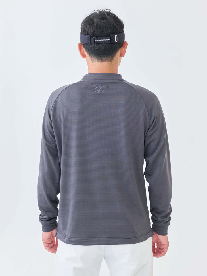 グリットフリースモックネック