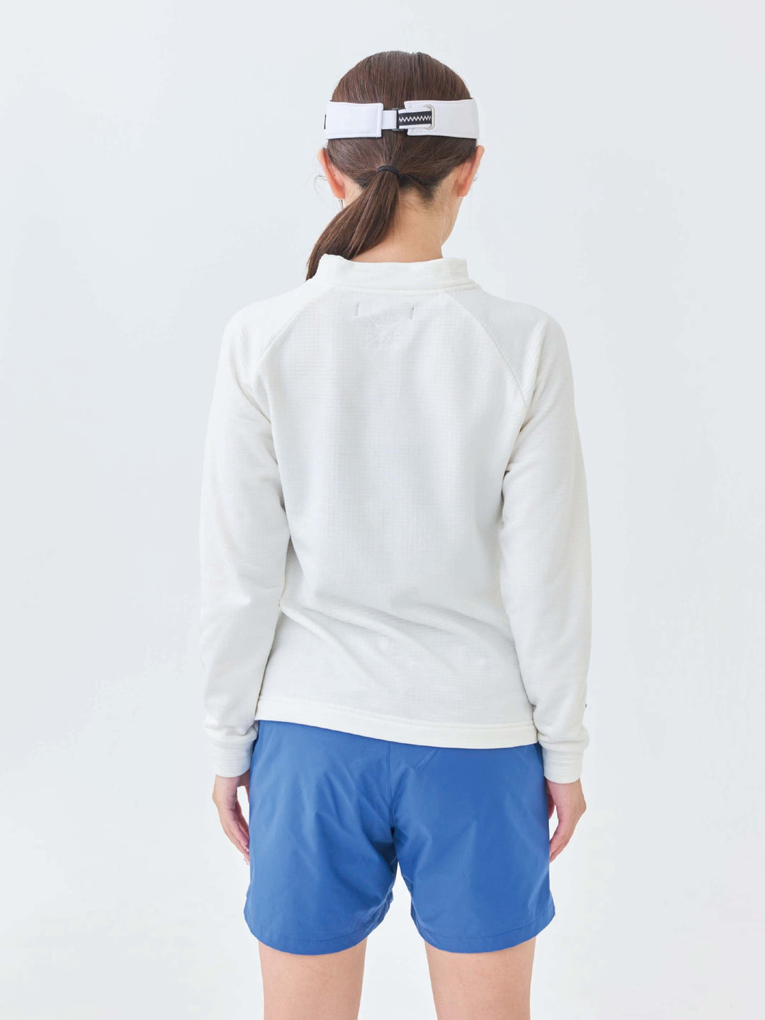 グリットフリースモックネック