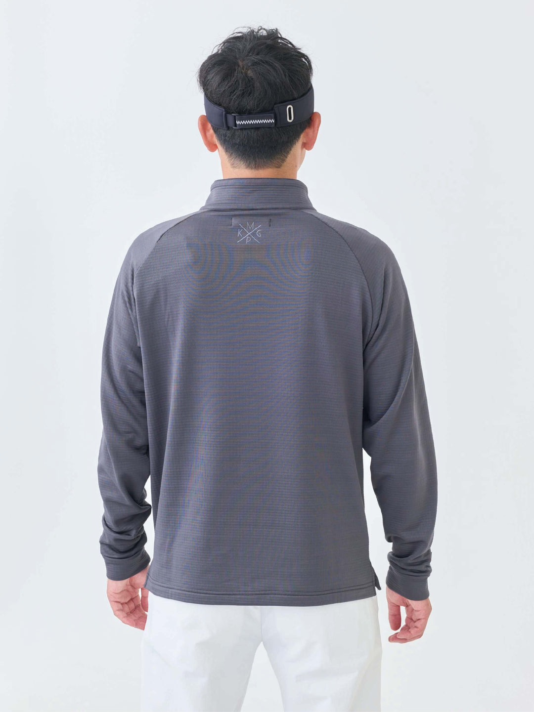 グリットフリースハーフジップ