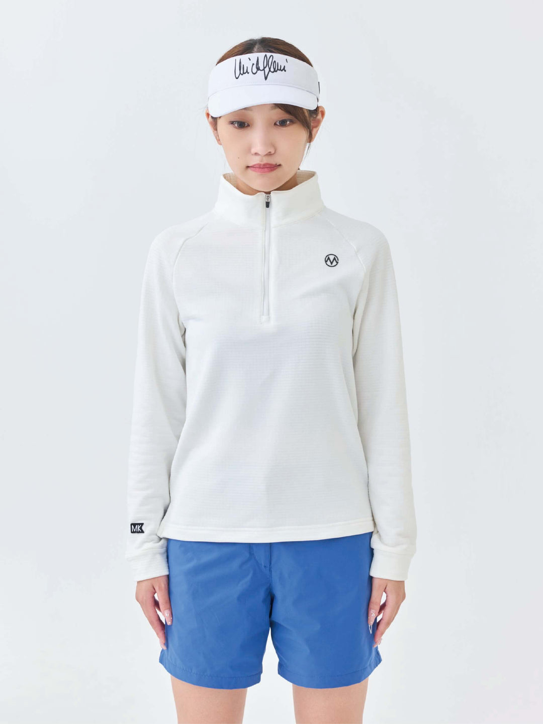 グリットフリースハーフジップ