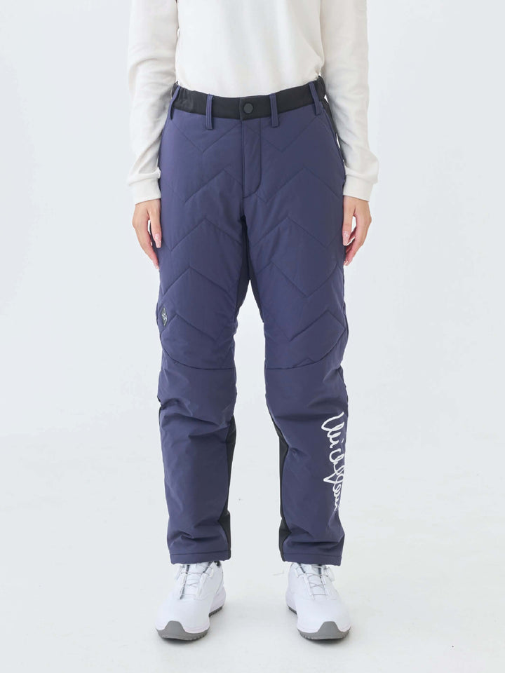 撥水ストレッチキルトパンツ