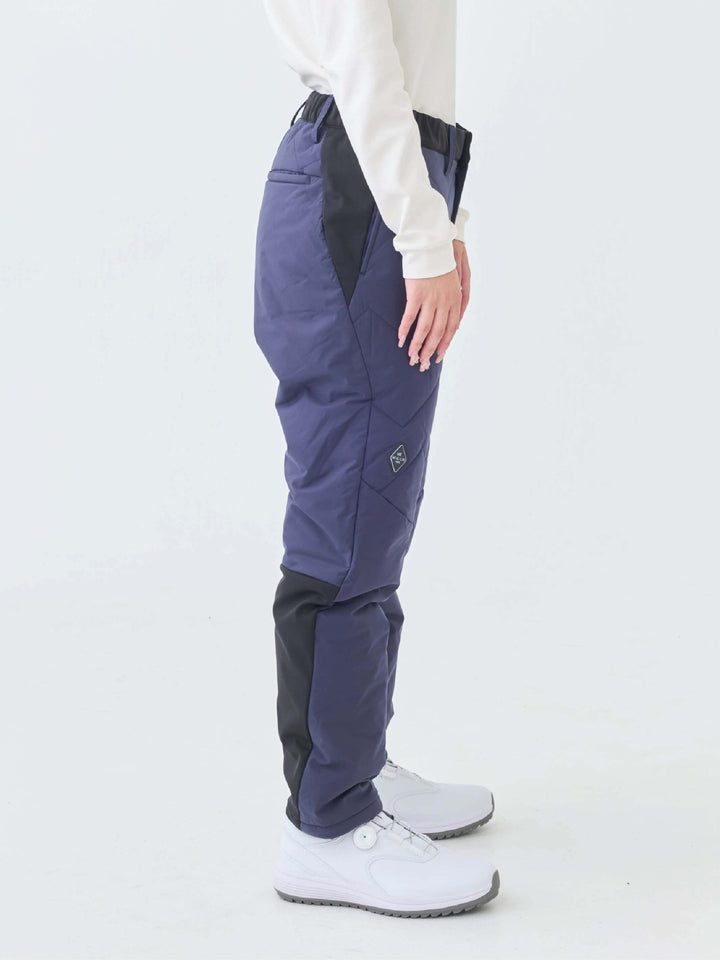 撥水ストレッチキルトパンツ