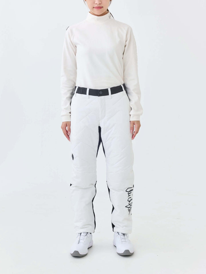 撥水ストレッチキルトパンツ