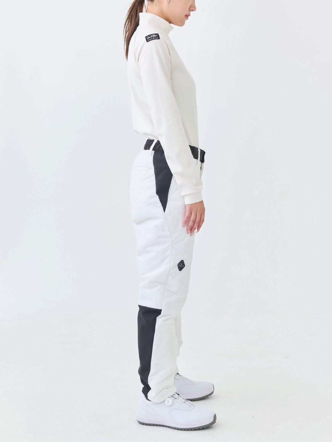 撥水ストレッチキルトパンツ