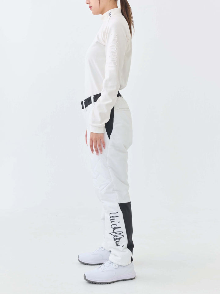 撥水ストレッチキルトパンツ