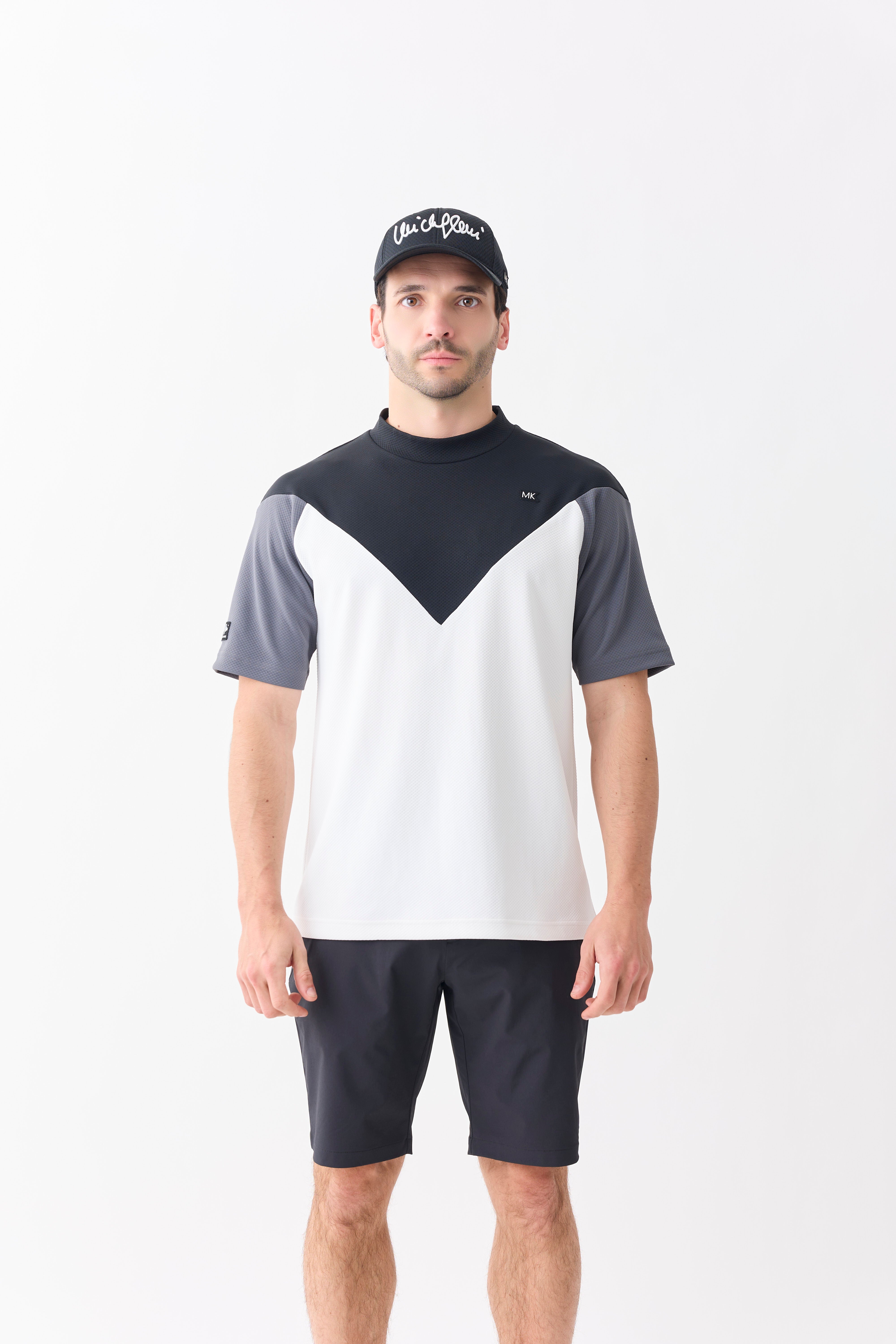 COOL MAXバイカラー半袖モックネック – MK MICHEL KLEIN GOLF