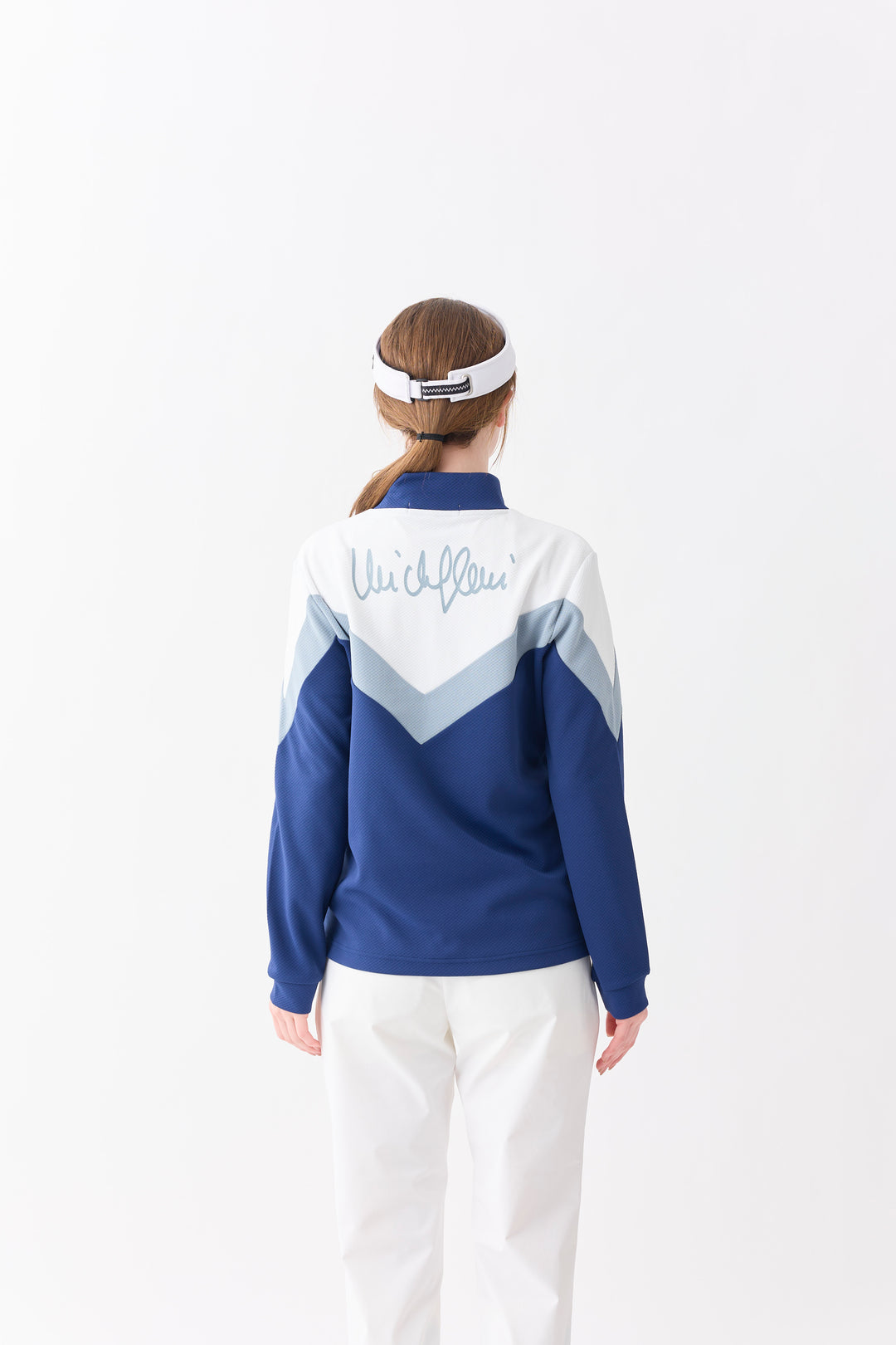 COOL MAXバイカラー長袖モックネック